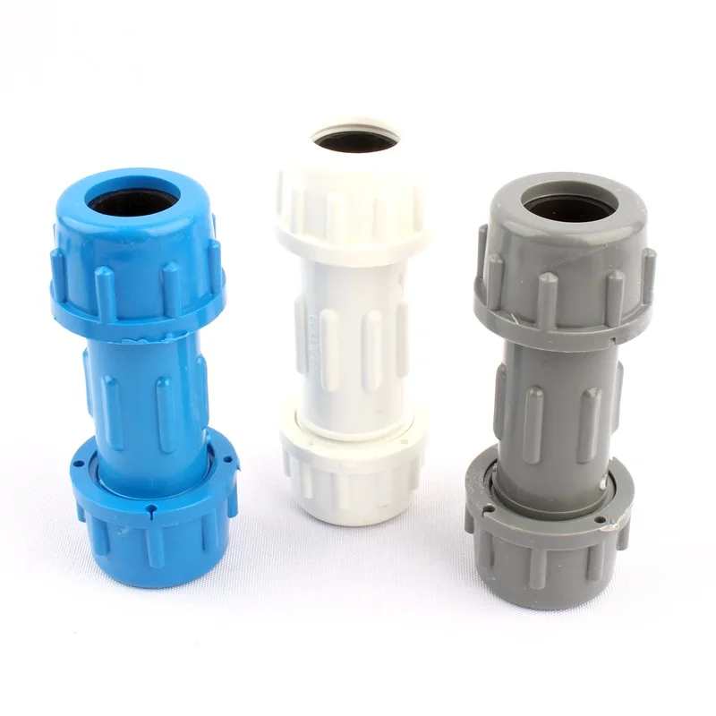Buy 25mm (3/4inch) PVC Pipe Quick Connectors Straight