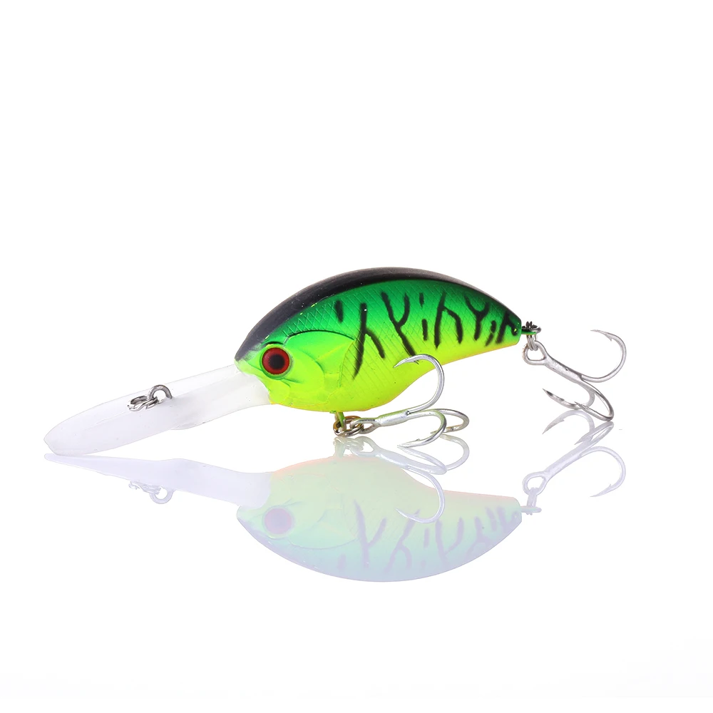 1 PCS 9 cm 12g العائمة الصيد السحر الغوص العميق اليابانية المتذبذب كرنك الطعم باس بايك Crankbait مع هوك 1 PCS 9 cm 12g العائمة الصيد السحر الغوص العميق اليابانية المتذبذب كرنك الطعم باس بايك Crankbait مع هوك
