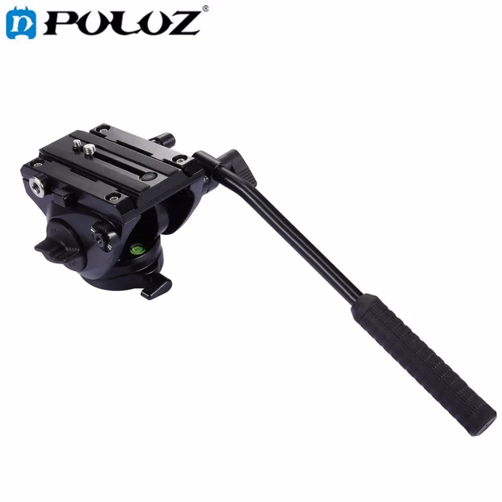 PULUZ Video Tripod Head& Quick Release Sliding Plate for DSLR Panoramic