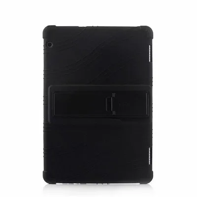 Силиконовый чехол для huawei mediapad T5 AGS2-W09/L09/L03/W19 10," Чехол-подставка для планшета huawei mediapad T5 10 мягкий чехол - Цвет: BLACK