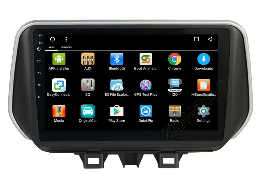 10,2 дюймов 2.5D 8 ядерный 2G+ 32G Автомобильный dvd-плеер на основе Android для hyundai Tucson IX35 Автомобильный gps навигатор Авторадио Стерео BT wifi