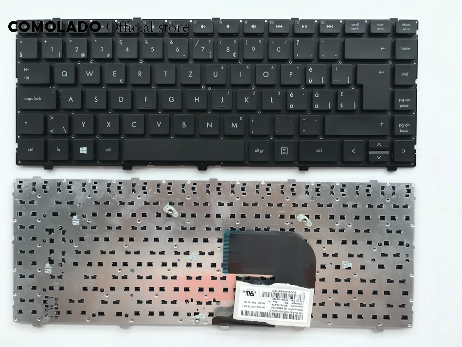 

SW Swiss keyboard For HP for ProBook 4340s 4341s 4345s 4346s black without Frame Laptop Keyboard SW Layout