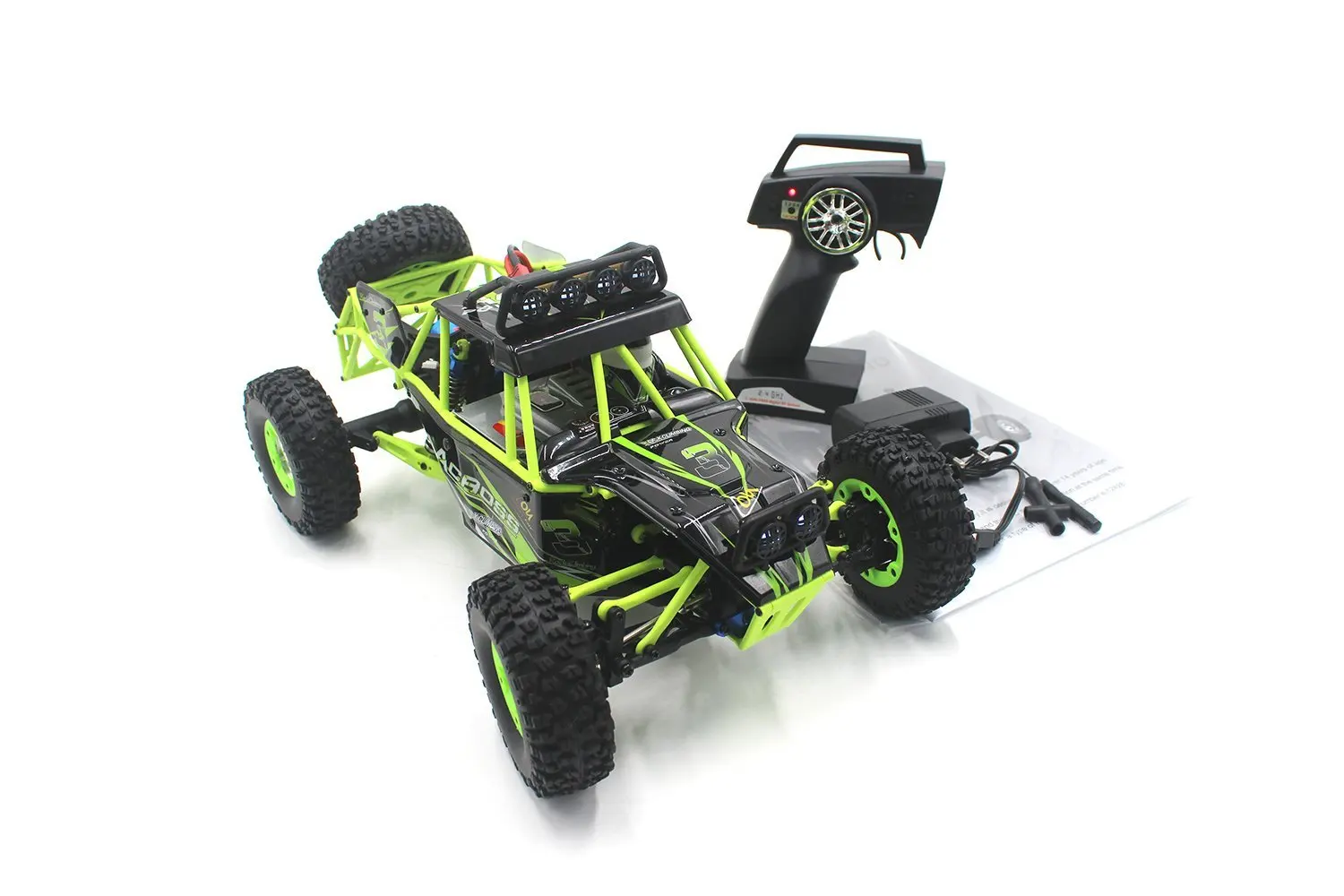 Coche RC Wltoys 12428 1/12 4X4 crawler todocaminos Lipo en 2,4Gh