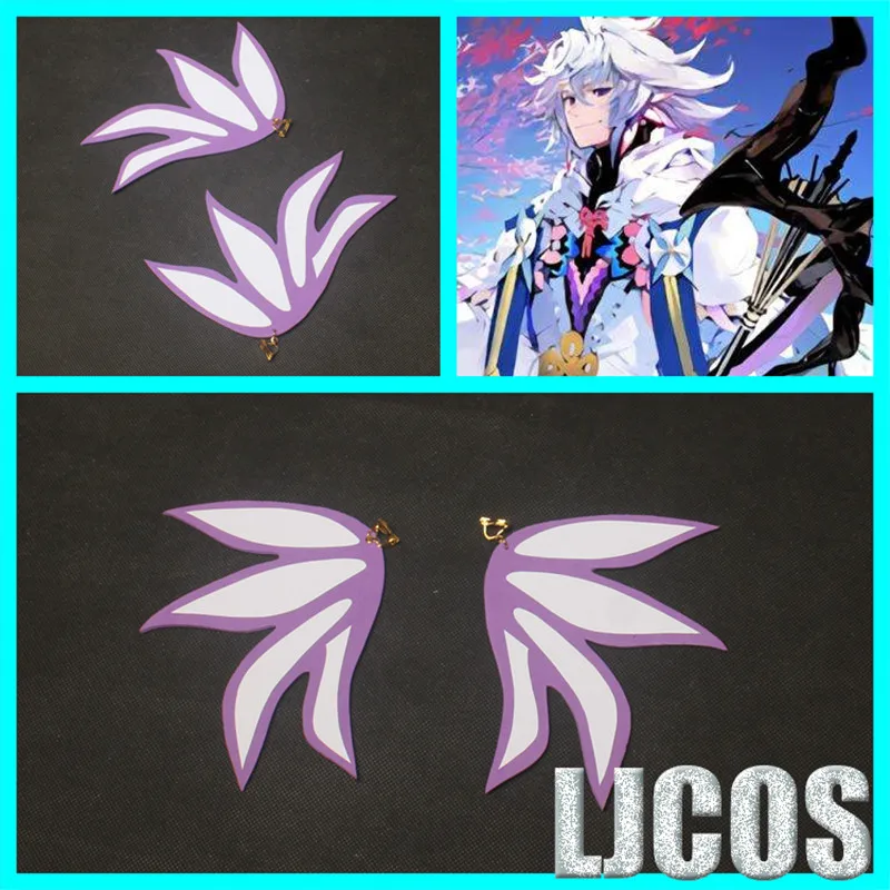 1 Pair Fate Grand Order FGO Cosplay Merlin Earrings Game Halloween Christmas Accessary Eardrop | Тематическая одежда и