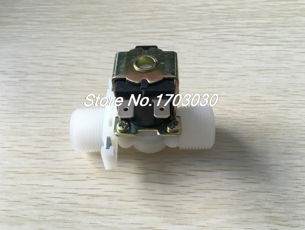 

3/4" inch BSPP 2Way Water Air Gas Nylon Plastic NC Solenoid Valve 24VDC x1