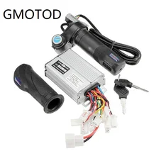 48 V 1000 W контроллер матовый W/дроссельная ручка ручки мотоцикл электрический велосипед Скутер