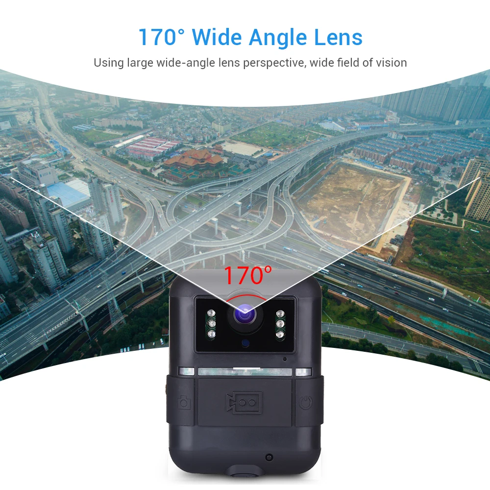  BOBLOV WN11 police camera Wifi IR Night Vision Body Worn Camera policial 170 Degree 32GB Record Vid