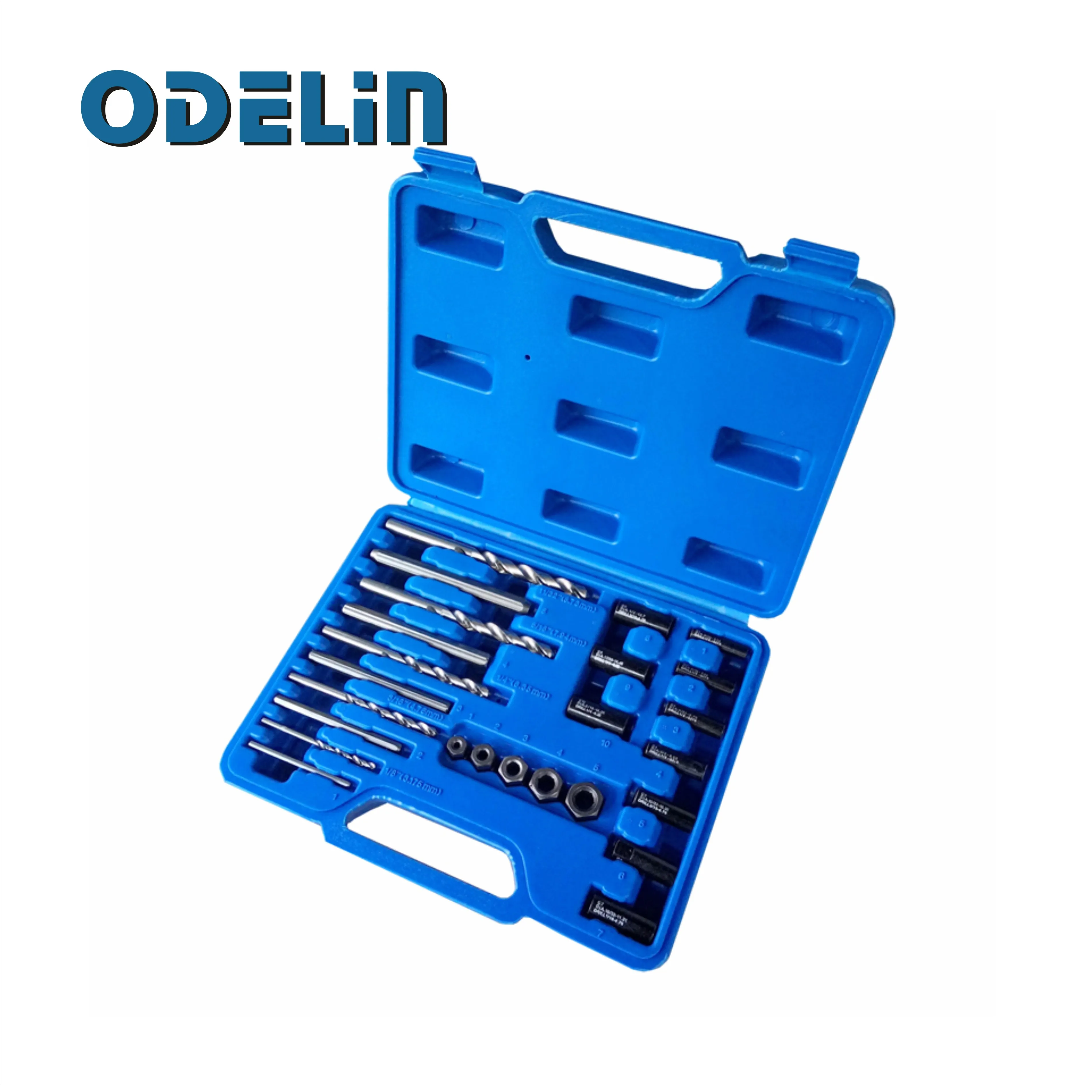 Screw Extractor Drill Guide 25pc Set Remove Broken Screw Bolts Fastners