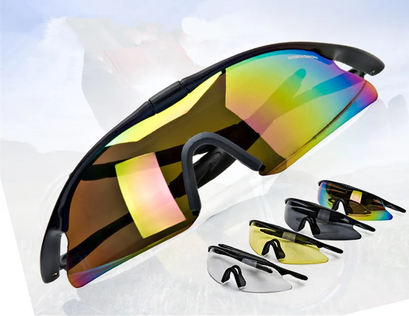 2018 New Brand  Bicycle Fishing Sport Sun glasses Cycling Eyewear Goggles Cycling Sunglasses Cycling glasses Anti wind and sand