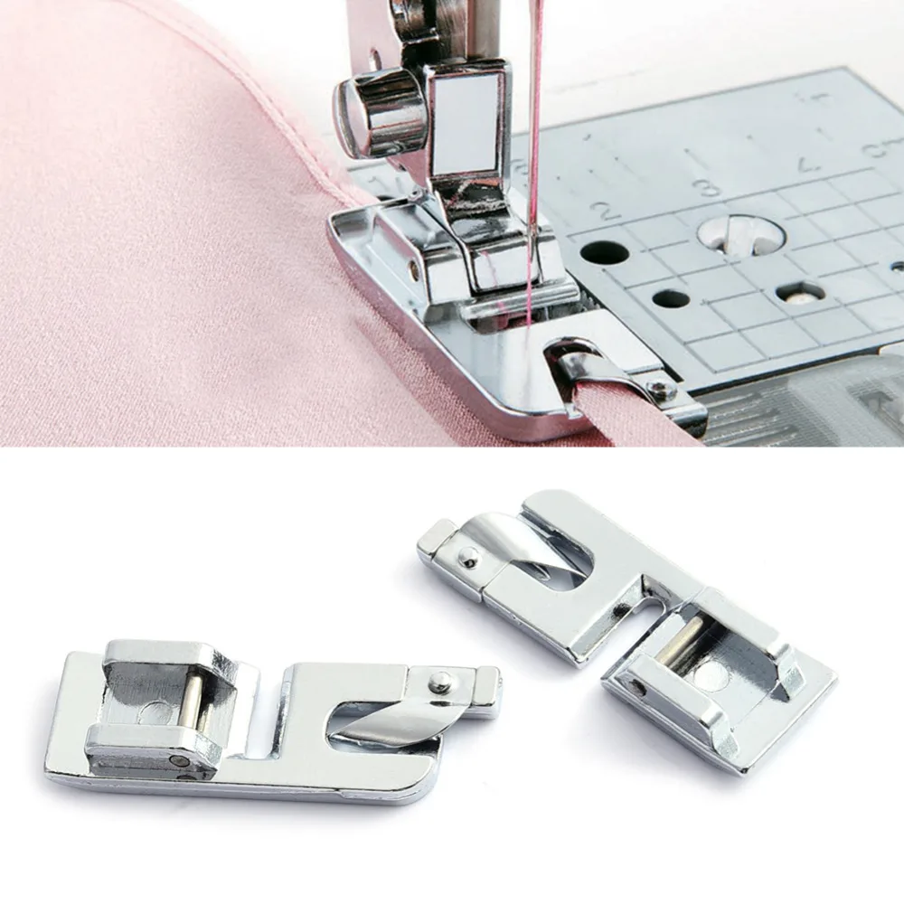 

2Pc/lot Rolled Curling Presser Foot Multi - functional Household Sewing Machine Presser Foot 7307