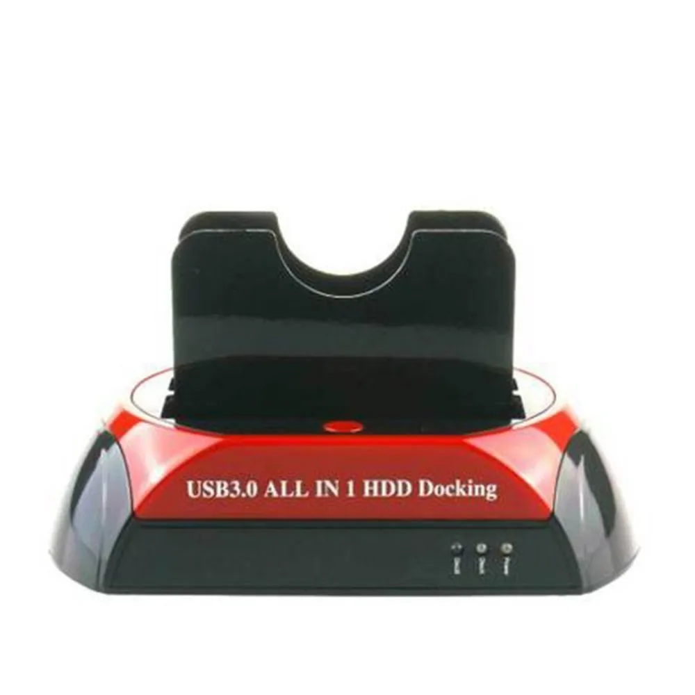 Pаспродажа Высокоскоростная Двойная док станция для HDD, док станция USB3.0, 2,5 дюйма, 3,5 дюйма, SATA IDE Hub, внешний корпус для хранения, европейский тип