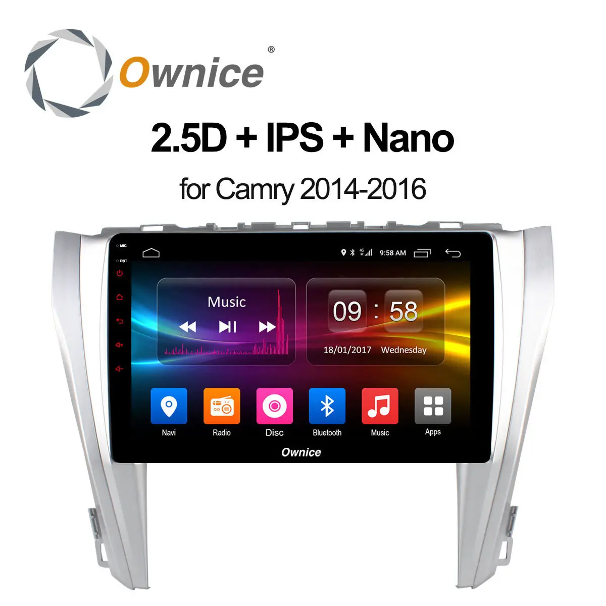 магнитола ownice. головное устройство camry 70. головное устройство camry.