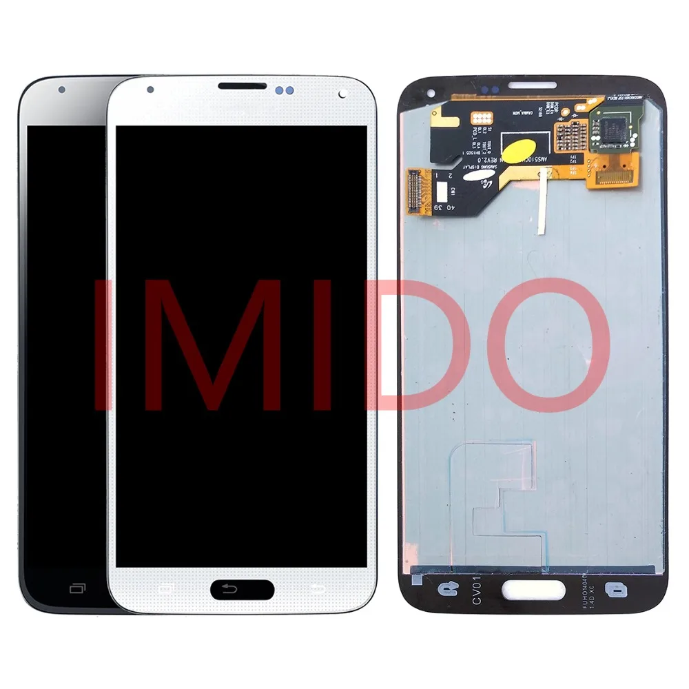 

For Samsung Galaxy S5 i9600 G900 G900F Super AMOLED LCD Display+Touch Screen Digitizer Assembly Replacement Parts