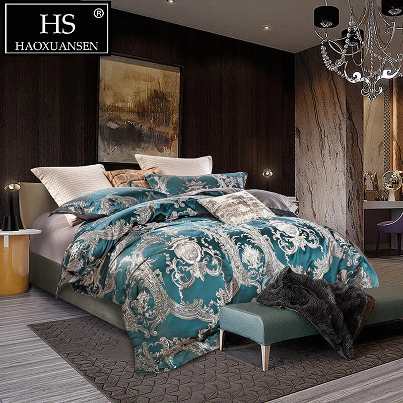 Luxury 600 Thread Count Egyptian Cotton Satin Jacquard Bedding Sets