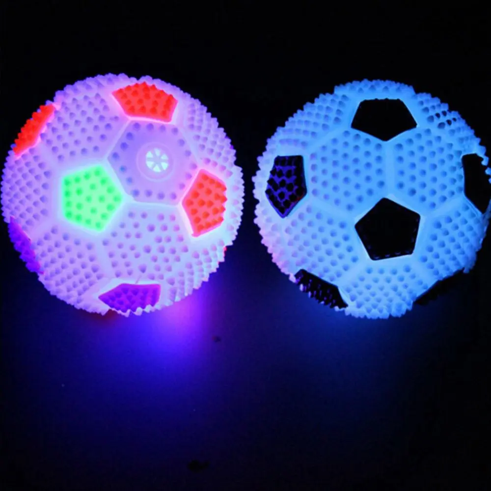Высокое качество 6,5 см креативный футбольный светящийся прыгающий шар загорается вспышка Playball детская игрушка для детей хороший подарок