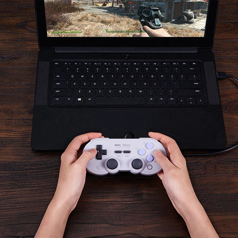 8Bitdo SN30 Pro G SN Проводной USB порт 1 8 м кабель геймпад контроллер вибрации с джойстиком