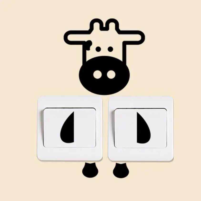 

Wall Stickers Light Switch Decor Decals Art Mural For Baby Nursery Room