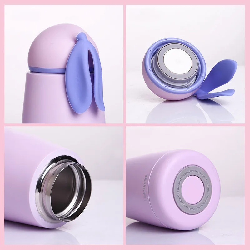 Термос детский из нержавеющей стали с кроликом для воды|thermos bottle|kids thermos bottlevacuum flask