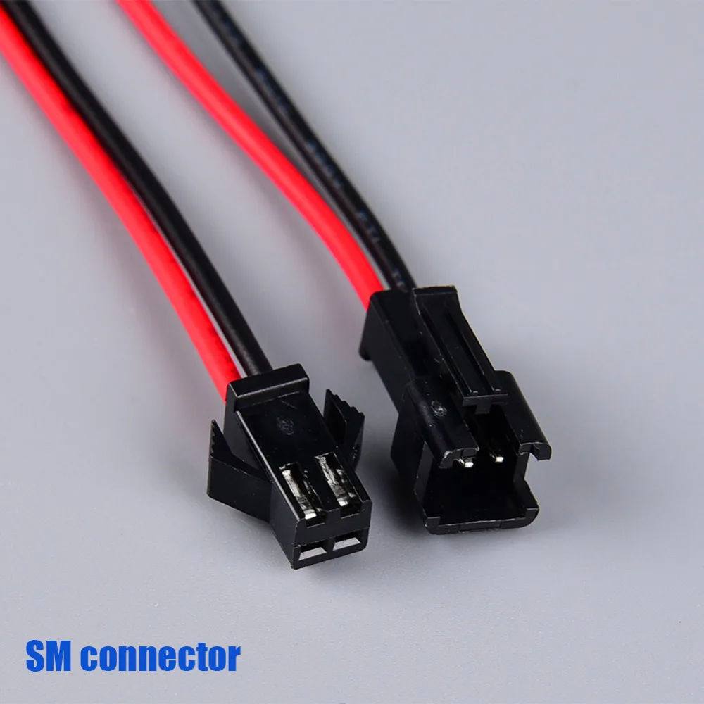 20pairs Lot 2 Pin Jst Sm Plug Female Male Connector Cable