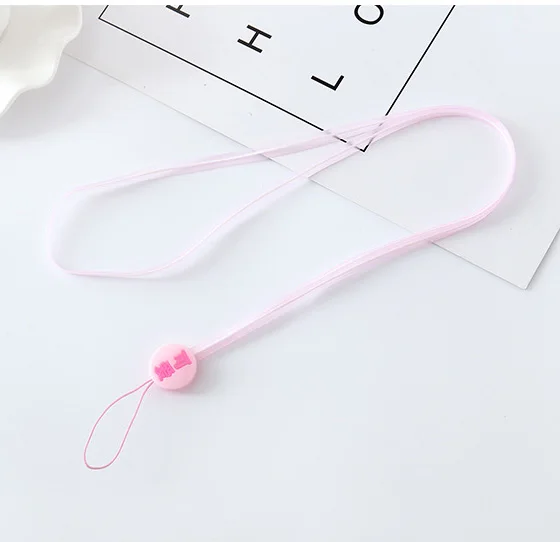 الجملة الوردي الرقبة أحزمة هاتف المحمول اليابان حبل ل غالاكسي S6 S7 حافة زائد iphone 6 زائد kawaii الحبل حزام الهاتف ديكور