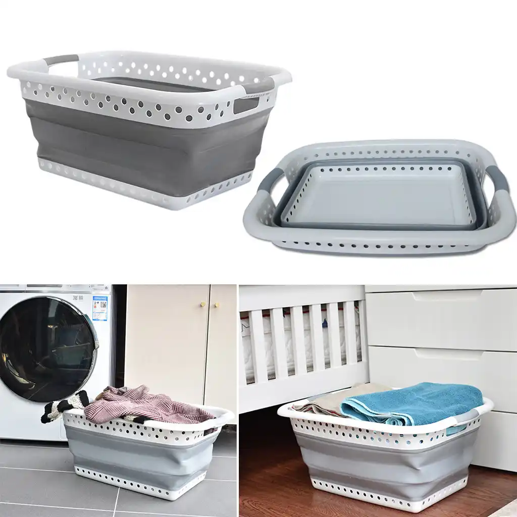collapsible laundry basket b&m
