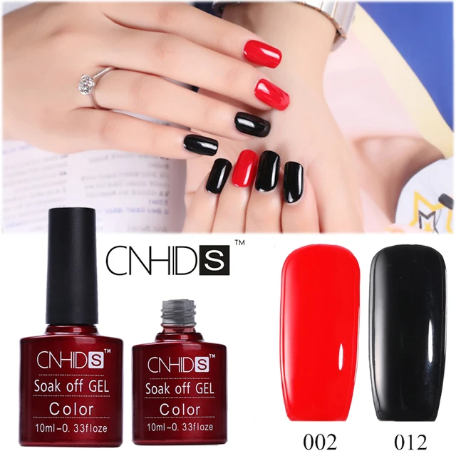 Cnhids Black Red Gel Nail Polish 8ml Uv Long Lasting Cnhids Black Red Gel Nail Polish 8ml Uv Long Lasting Soak