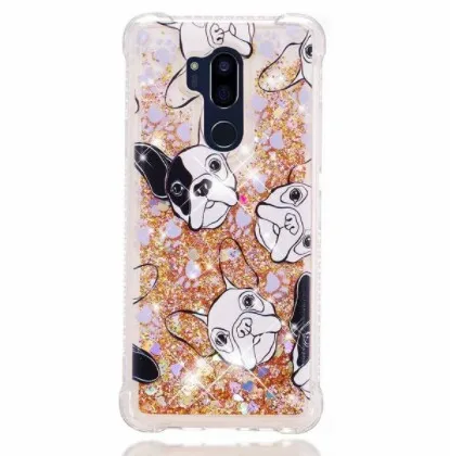 Блестящая Динамическая фотография для LG V20 V30 K8 K10 2018 K4 2017 Q Stylus Stylo 4 3 LS777 бампер с