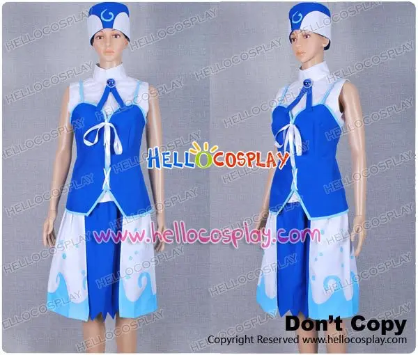 

Fairy Tail Juvia Loxar Cosplay Costume Dress H008