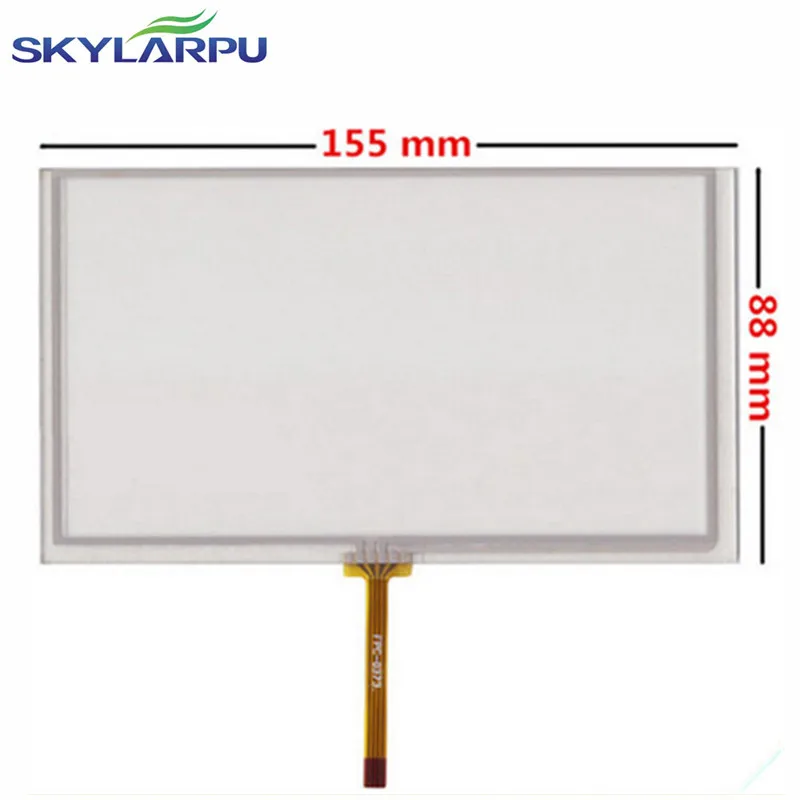 

Автомобильная навигация DVD 6,5 ''сенсорный экран 155 мм * 88 мм сопротивление написанная вручную Сенсорная панель дигитайзер экран ремонт стекла Бесплатная доставка