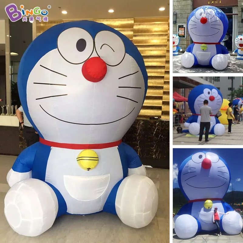 Скидки Гигантские Надувные Игрушки doraemon с героями мультфильмов/сидя Дораэмон мультфильм/надувной Кот мультфильм игрушки для детей