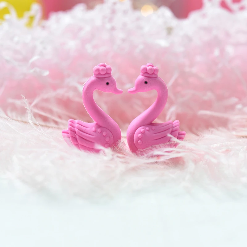

2 pcs/lot Romantic Swan love eraser Cute Cartoon rubber eraser kawaii stationery school supplies papelaria kids gifts