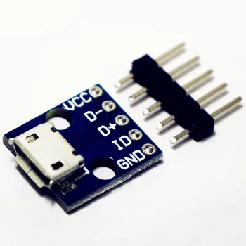 

10PCS CJMCU-micro USB Interface Power Transfer Interface 5V Power Module Breadboard Development Board Adapter Board