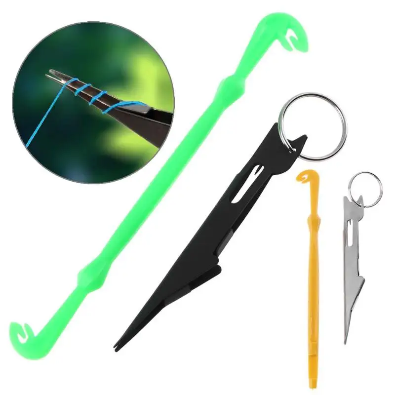 

Fishing Tackle Knot Tying Tool Kit Loop Tyer & Fish Hook Remover Disgorger Unhook Extractor Knot Picker Needle Hook Tier