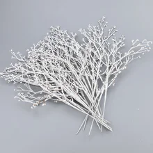 Plantes artificielles rotin bricolage guirlande de noël décor à la maison mariage fleurs décoratives vases produits ménagers fausse branche de mousse(China)