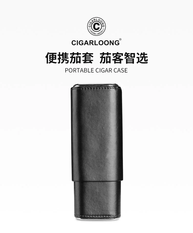 CIGARLOONG портсигар увлажняющий набор портативный Fit 3 палочки портсигар футляр для коробки хранения сигарет с Изысканная Подарочная коробка CLH-0112