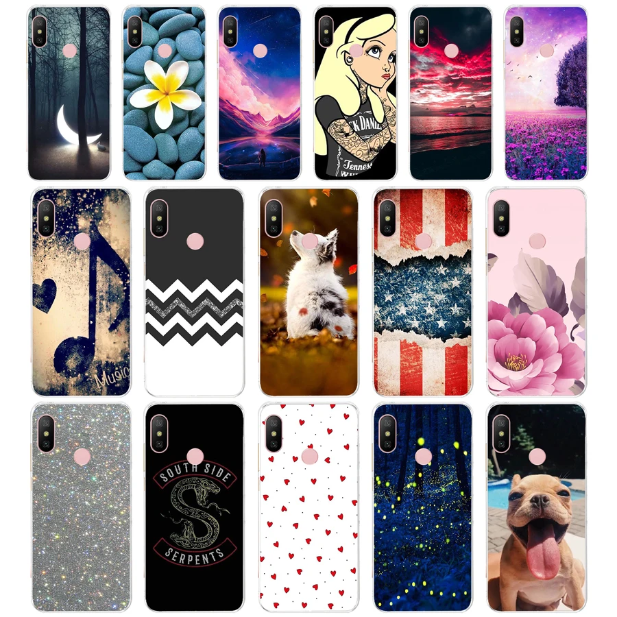 

7 Xiaomi Redmi Note 6 Pro case Cover tpu cute silicone Phone Back Cover For Xiomi Redmi Note 6 Pro 6 Cases Coque Bumper Funda