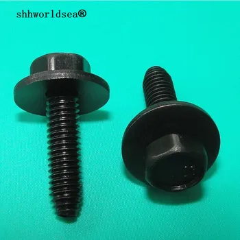 

shhworldsea Free Shipping 100PCS Hexagon self-drilling screw car metal fasteners auto metal clip automotive metal fastners