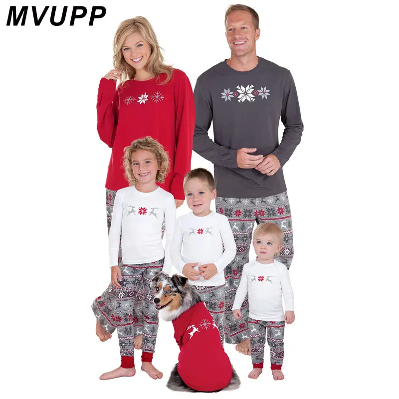 

Family Matching Christmas Pajamas Set Women Baby Kids Sleepwear Cartoon Nightwear mommy and me clothes mother daughter outfits