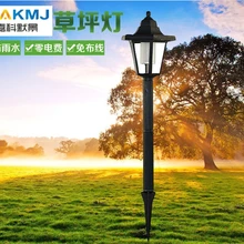 2 шт./лот Европейский шестиугольник светодиодный светильник на солнечной батарее солнечный свет сада Вилла/газон уличный светильник заземления свет для двора IP65 землю газона