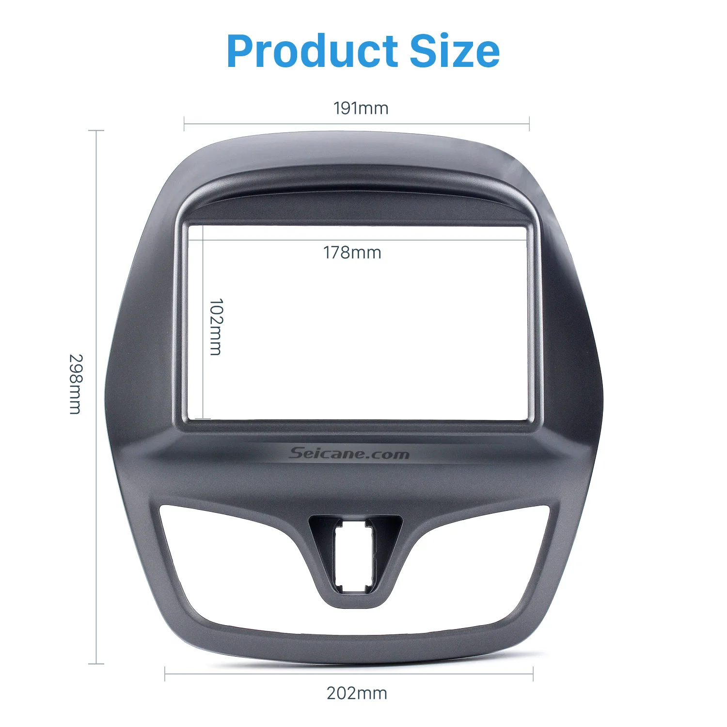 Seicane автомобильный стерео двойной Din 2Din рамка фасции тире Авторадио панель монтажный комплект для Daewoo Martiz Chevrolet Spark Beat Крышка