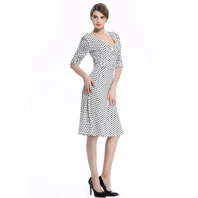 Knee Length Swing Dress