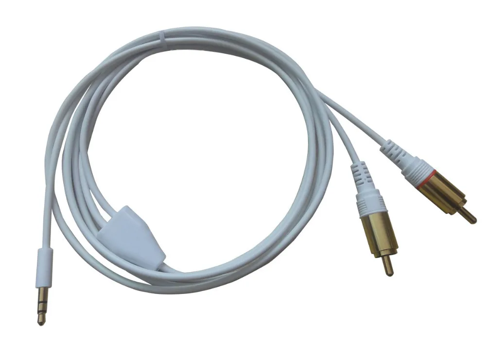 

1meter 3FT 3.5mm Plug Jack to 2 RCA Male stereo audio cable