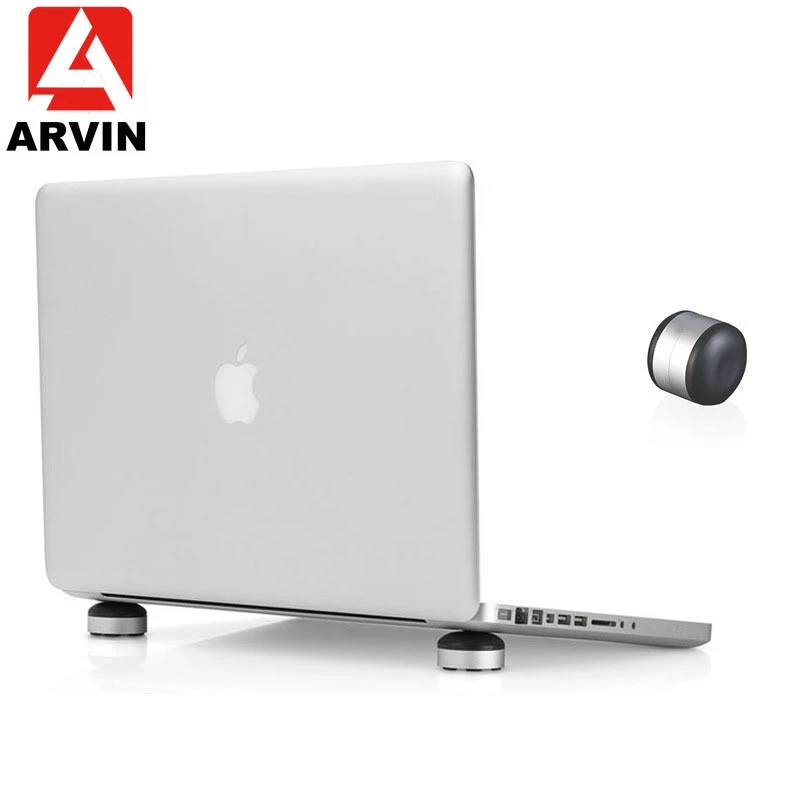 Tainada Laptop Cooler Cooling Stand Black Universal Multi-Angle Notebook Foldable Stand for Apple MacBook Air Pro Asus Acer Lenovo Dell HP Chromebook Ultrabook with Bonus Web Cam Stickers