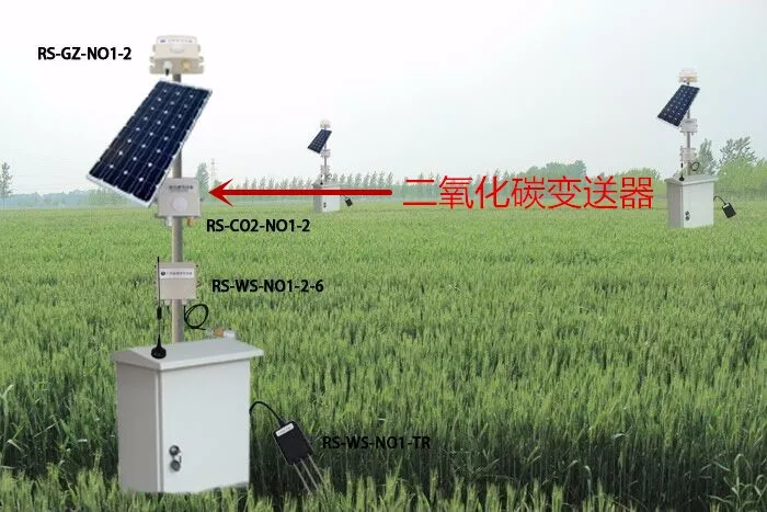 Perfect RS485 3in1 CO2 sensor module CO2 Transmitter Carbon dioxide detector gas sensor co2 485 protocol with Temperature and humidity 19
