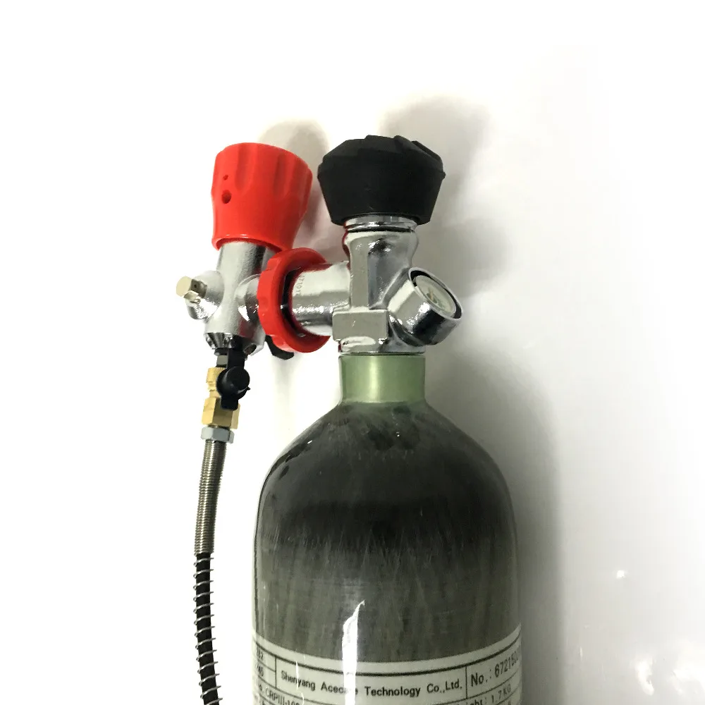 wired smoke alarm AC121730 2.17L 300Bar 4500spi Pcp Compressed Air Carbon Fiber Cylinder With Air Valve And Fill Station For Paintball Tank heat detector alarm