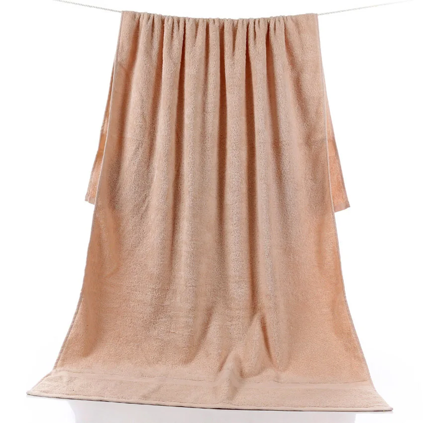 Khaki 90*180 см большой плотное полотенце для душа хлопок Ванная комната Душ Полотенца для дома и гостиниц для взрослых многоцветный toalla де ducha toalha - Цвет: Khaki