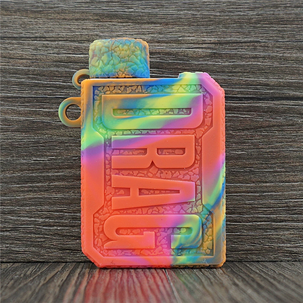 

2pcs Texture Skin for Voopoo Drag Nano Kit 750mAh Pod System Kit Protective Silicone Case Rubber Sleeve Cover S