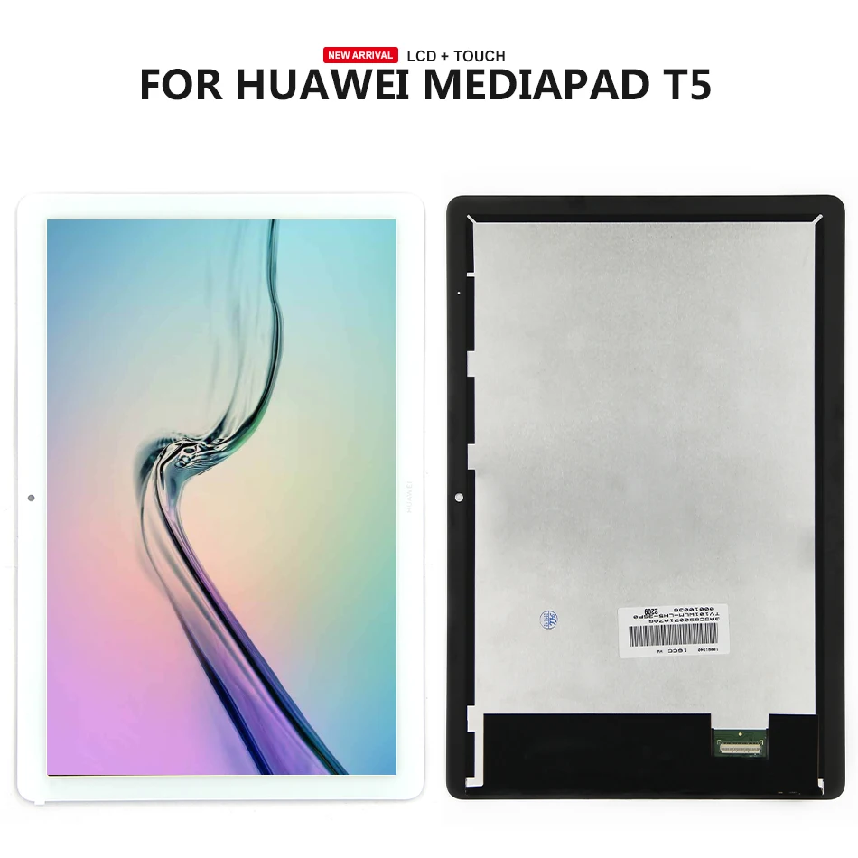 Najtaniej Dla Huawei MediaPad T5 10 AGS2 AL00HA AGS2 W09 Tablet T5 dotykowy wyświetlacz LCD ekran dygitalizatora