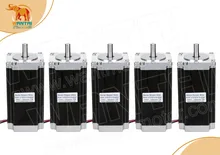 ¡DEwarehous y la UE gratis! Wantai Nema 5 uds 23 Motor de pasos WT57STH115-4204A 428oz-in 4.2A médico automatización imágenes de impresión de Miling