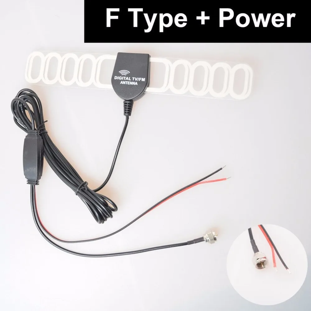 Car TV Radio FM Antenna Signal Amplifier Booster Digital